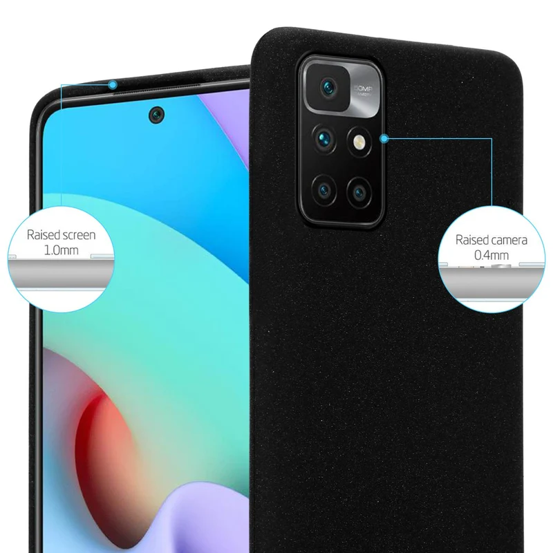 Cadorabo Hülle kompatibel mit Xiaomi RedMi 10 Schutzhülle aus flexiblem TPU Silikon