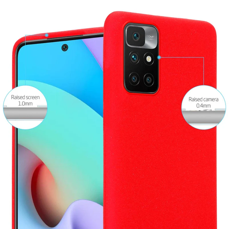 Cadorabo Hülle kompatibel mit Xiaomi RedMi 10 Schutzhülle aus flexiblem TPU Silikon