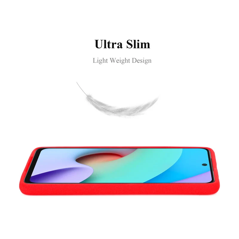 Cadorabo Hülle kompatibel mit Xiaomi RedMi 10 Schutzhülle aus flexiblem TPU Silikon