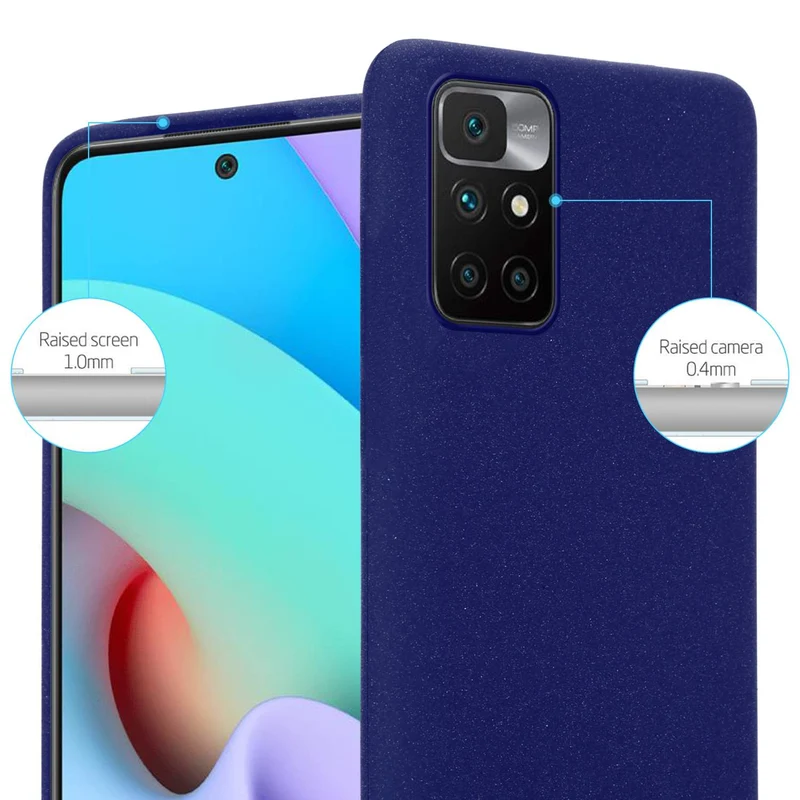 Cadorabo Hülle kompatibel mit Xiaomi RedMi 10 Schutzhülle aus flexiblem TPU Silikon