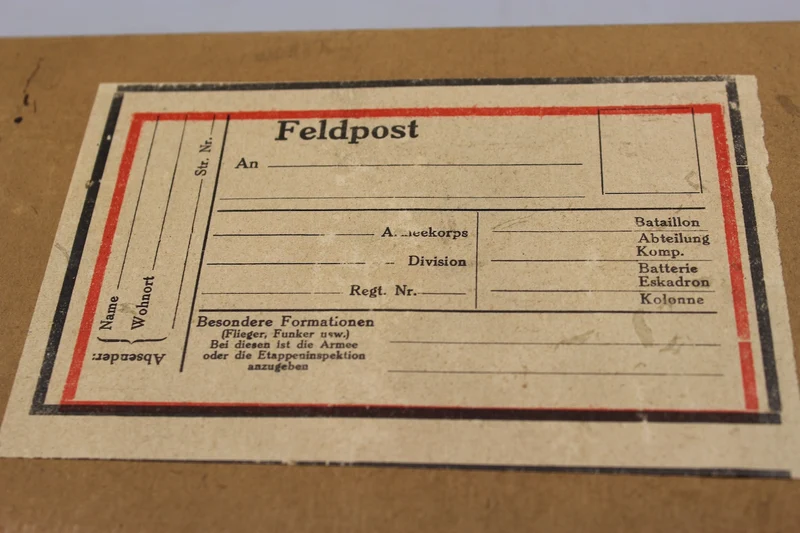 Deutsche Feldpost 1. Weltkrieg Paket