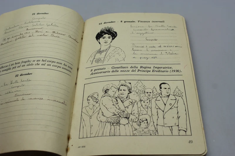 Schultagebuch 1941. und 42. Grundklasse XNUMX/XNUMX
