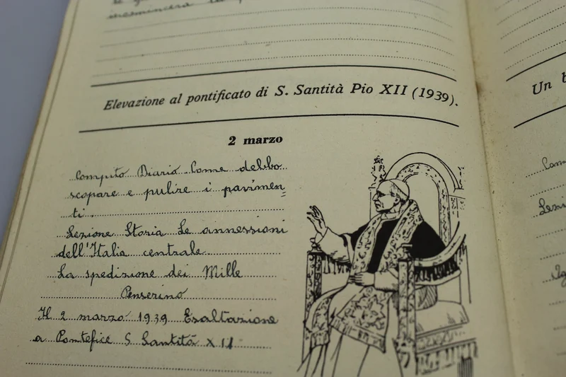 Schultagebuch 1941. und 42. Grundklasse XNUMX/XNUMX