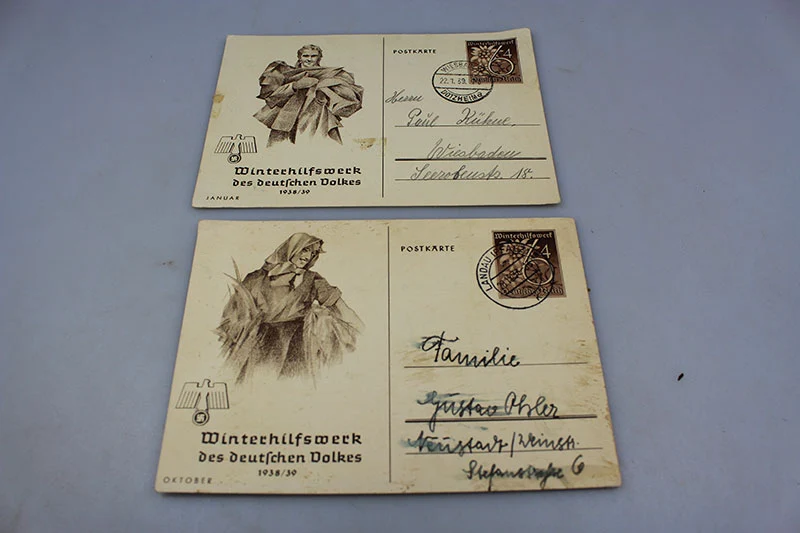 WHW-Postkartenpaar