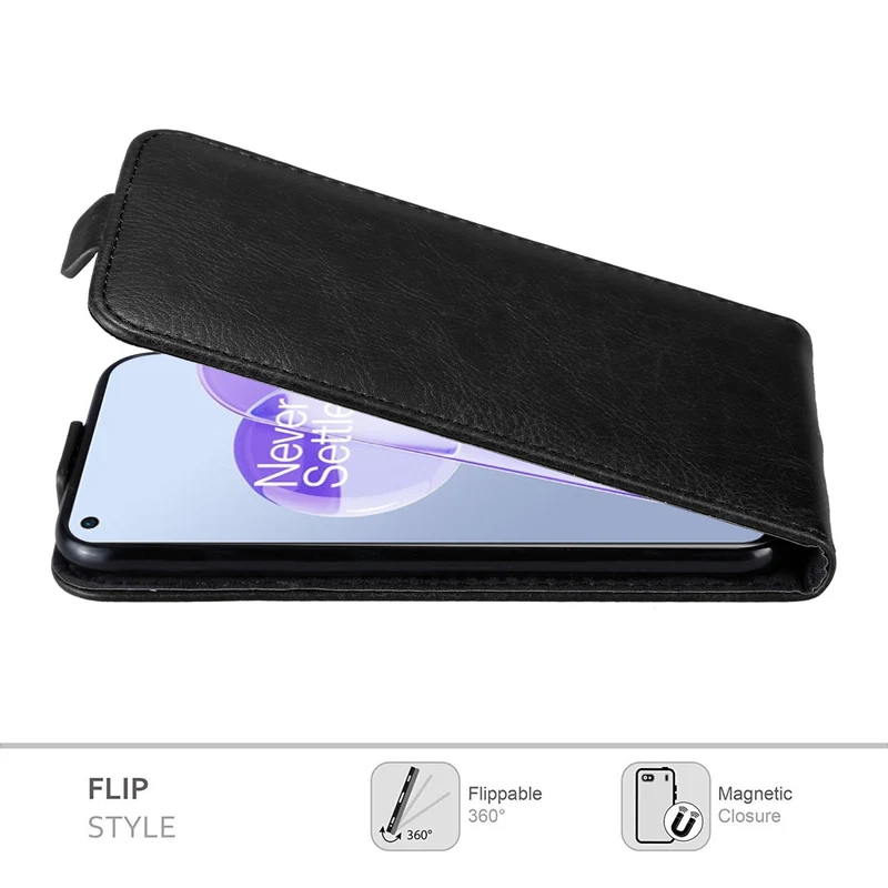 Cadorabo Hülle kompatibel mit OnePlus 9RT 5G Schutzhülle im Flip Design mit Magnetverschluss