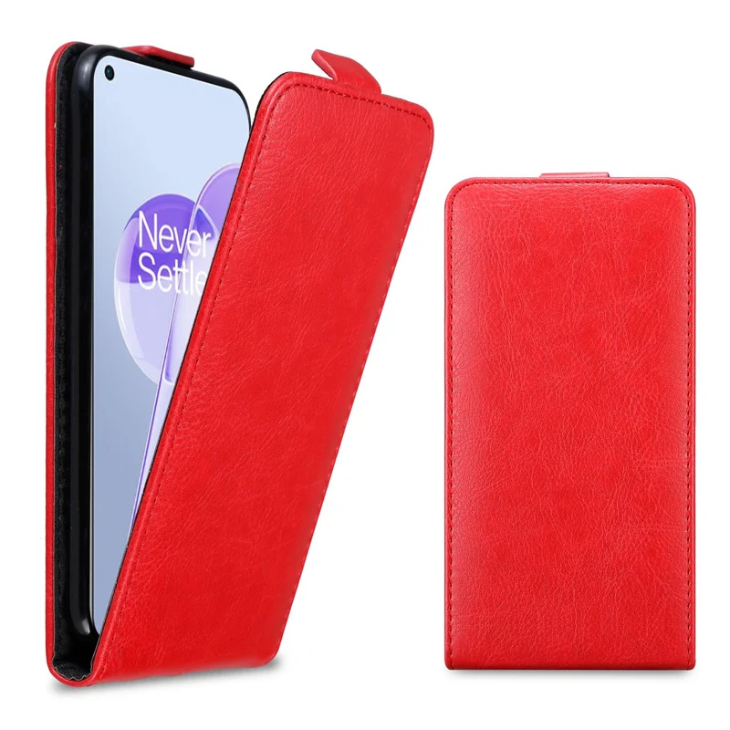 Cadorabo Hülle kompatibel mit OnePlus 9RT 5G Schutzhülle im Flip Design mit Magnetverschluss