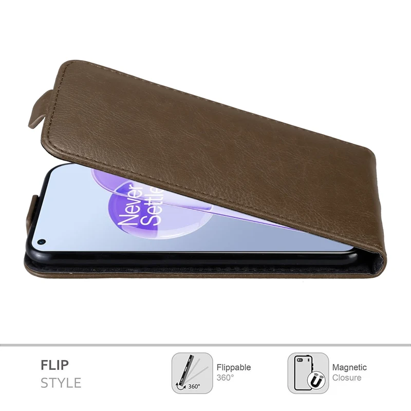 Cadorabo Hülle kompatibel mit OnePlus 9RT 5G Schutzhülle im Flip Design mit Magnetverschluss