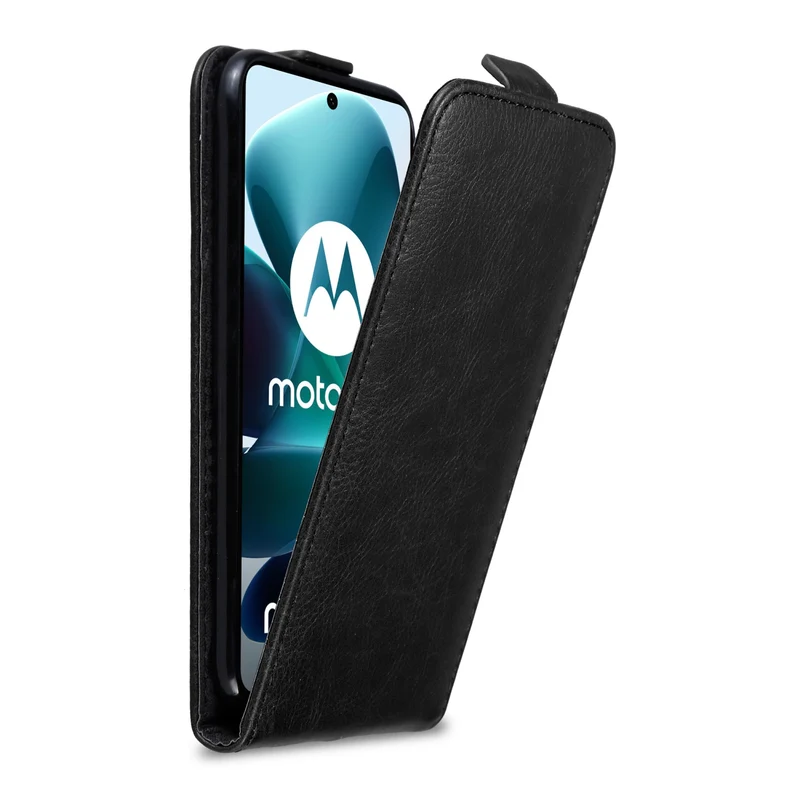 Cadorabo Hülle kompatibel mit Motorola MOTO G200 5G Schutzhülle im Flip Design mit Magnetverschluss