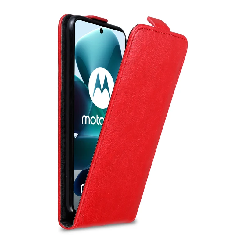 Cadorabo Hülle kompatibel mit Motorola MOTO G200 5G Schutzhülle im Flip Design mit Magnetverschluss