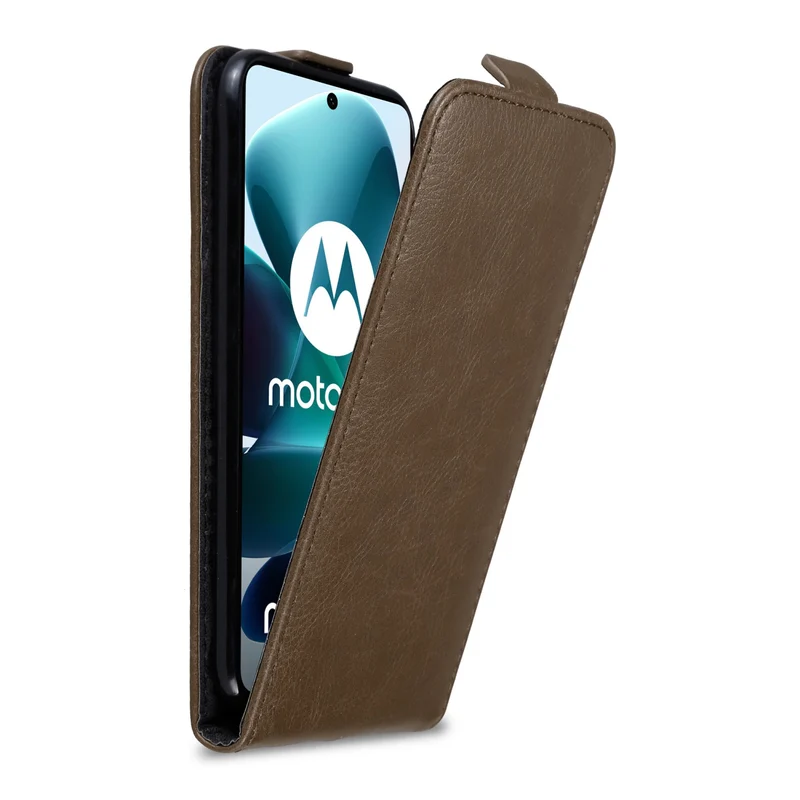 Cadorabo Hülle kompatibel mit Motorola MOTO G200 5G Schutzhülle im Flip Design mit Magnetverschluss
