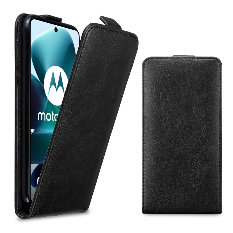 Cadorabo Hülle kompatibel mit Motorola MOTO G200 5G Schutzhülle im Flip Design mit Magnetverschluss