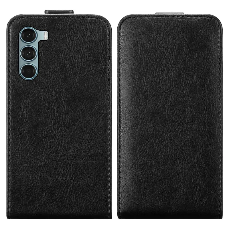 Cadorabo Hülle kompatibel mit Motorola MOTO G200 5G Schutzhülle im Flip Design mit Magnetverschluss