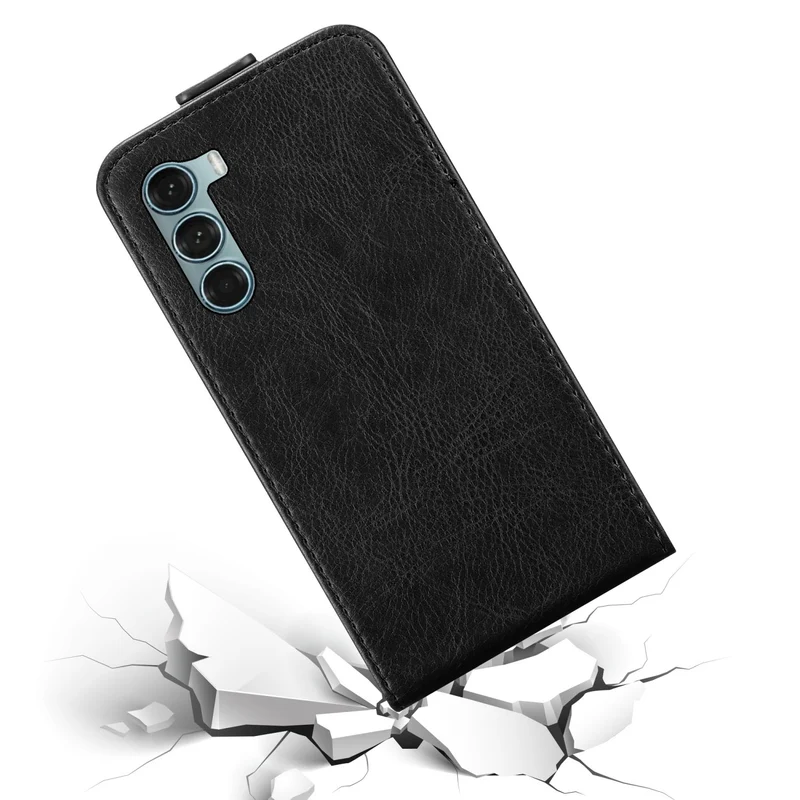 Cadorabo Hülle kompatibel mit Motorola MOTO G200 5G Schutzhülle im Flip Design mit Magnetverschluss