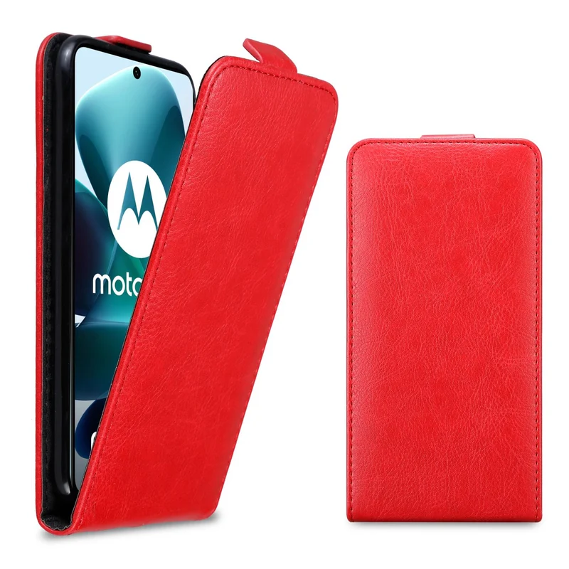 Cadorabo Hülle kompatibel mit Motorola MOTO G200 5G Schutzhülle im Flip Design mit Magnetverschluss