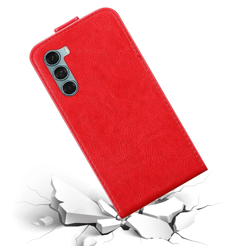 Cadorabo Hülle kompatibel mit Motorola MOTO G200 5G Schutzhülle im Flip Design mit Magnetverschluss