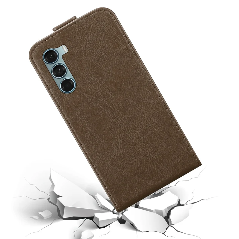 Cadorabo Hülle kompatibel mit Motorola MOTO G200 5G Schutzhülle im Flip Design mit Magnetverschluss