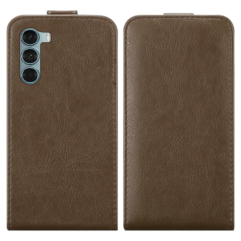 Cadorabo Hülle kompatibel mit Motorola MOTO G200 5G Schutzhülle im Flip Design mit Magnetverschluss