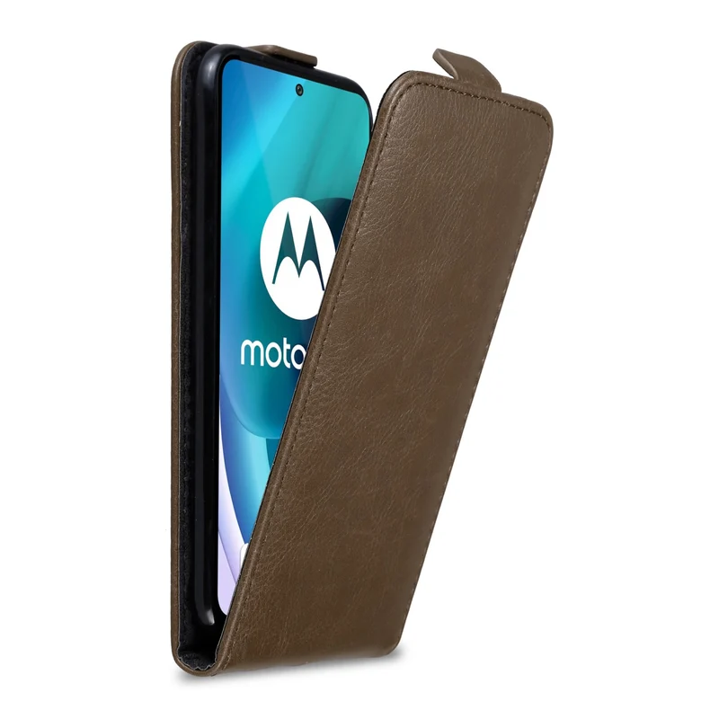 Cadorabo Hülle kompatibel mit Motorola MOTO G71 5G Schutzhülle im Flip Design mit Magnetverschluss
