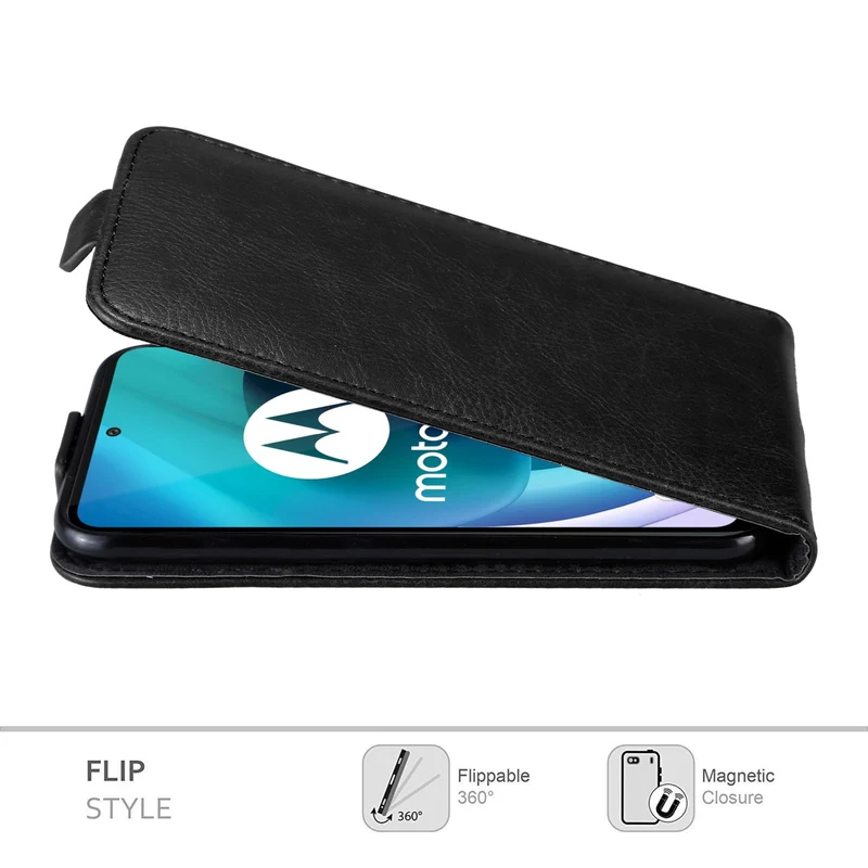 Cadorabo Hülle kompatibel mit Motorola MOTO G71 5G Schutzhülle im Flip Design mit Magnetverschluss