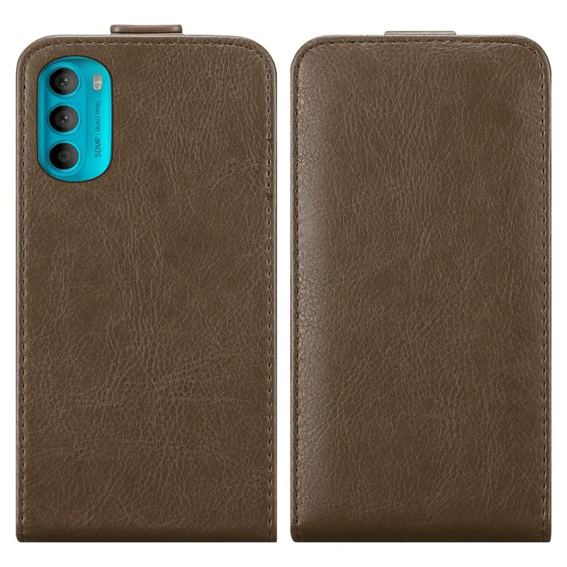 Cadorabo Hülle kompatibel mit Motorola MOTO G71 5G Schutzhülle im Flip Design mit Magnetverschluss