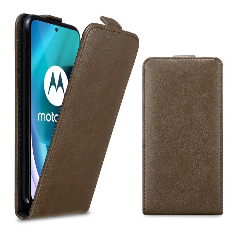 Cadorabo Hülle kompatibel mit Motorola MOTO G71 5G Schutzhülle im Flip Design mit Magnetverschluss