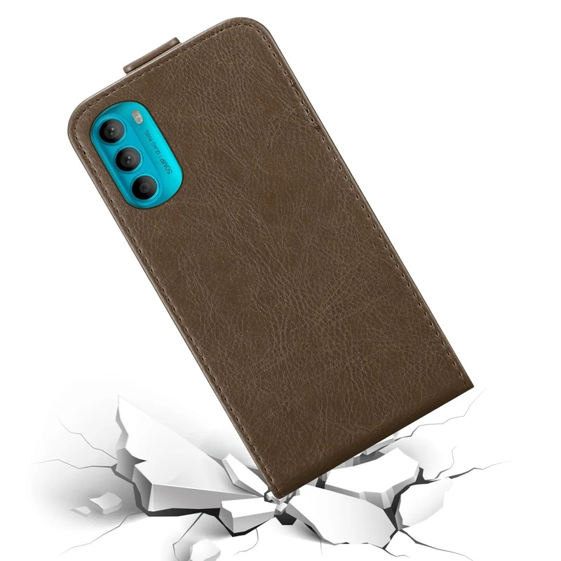 Cadorabo Hülle kompatibel mit Motorola MOTO G71 5G Schutzhülle im Flip Design mit Magnetverschluss