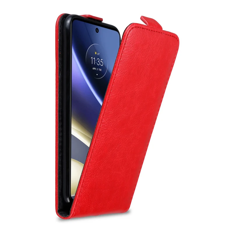 Cadorabo Hülle kompatibel mit Motorola MOTO G51 5G Schutzhülle im Flip Design mit Magnetverschluss