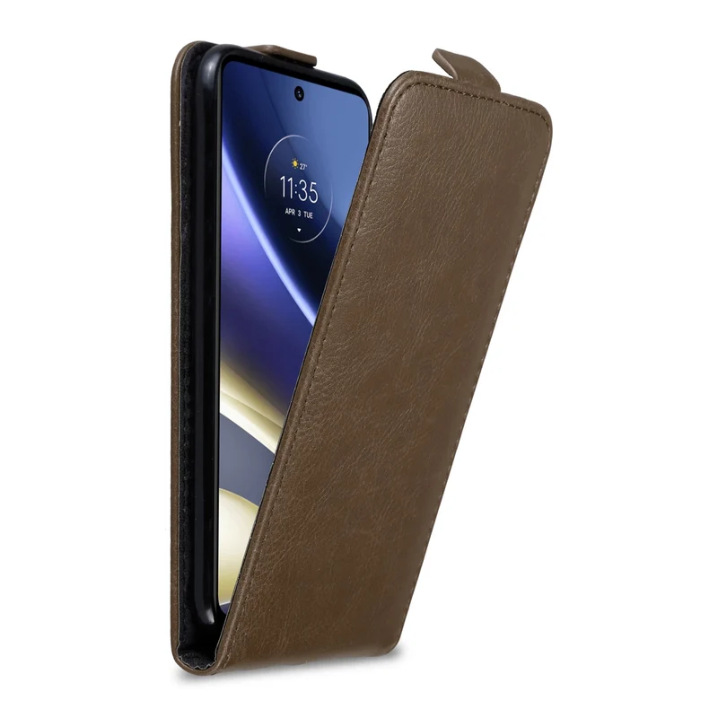 Cadorabo Hülle kompatibel mit Motorola MOTO G51 5G Schutzhülle im Flip Design mit Magnetverschluss