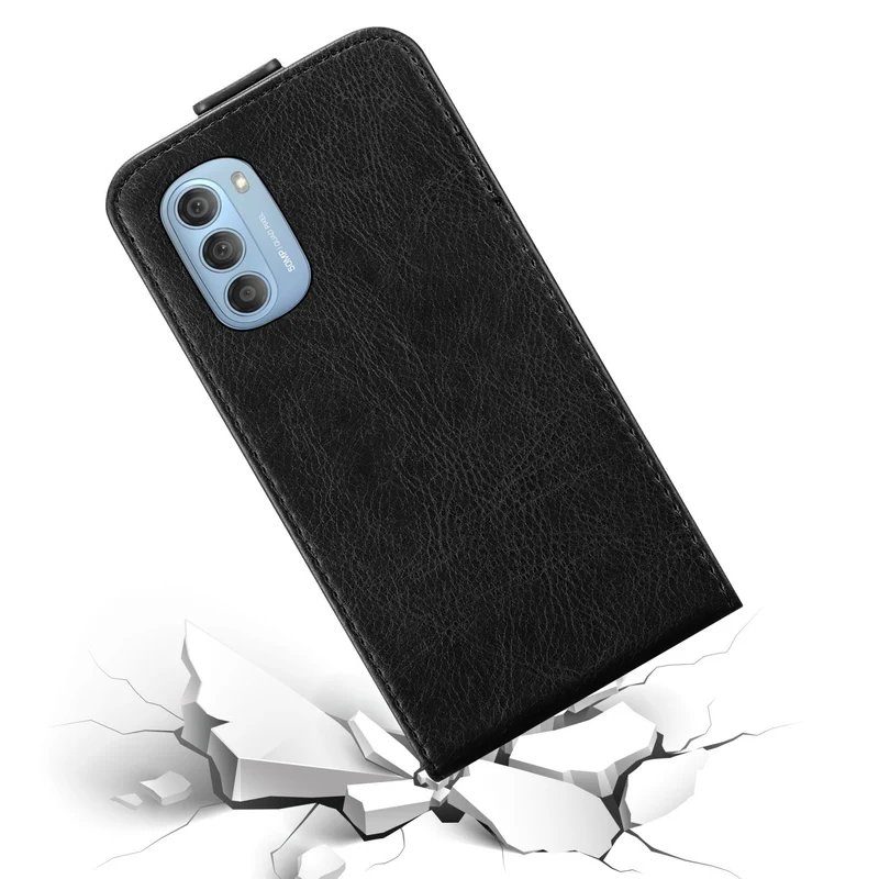 Cadorabo Hülle kompatibel mit Motorola MOTO G51 5G Schutzhülle im Flip Design mit Magnetverschluss