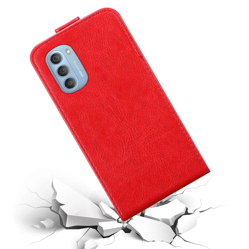 Cadorabo Hülle kompatibel mit Motorola MOTO G51 5G Schutzhülle im Flip Design mit Magnetverschluss