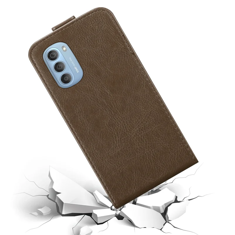 Cadorabo Hülle kompatibel mit Motorola MOTO G51 5G Schutzhülle im Flip Design mit Magnetverschluss