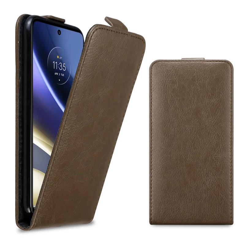 Cadorabo Hülle kompatibel mit Motorola MOTO G51 5G Schutzhülle im Flip Design mit Magnetverschluss