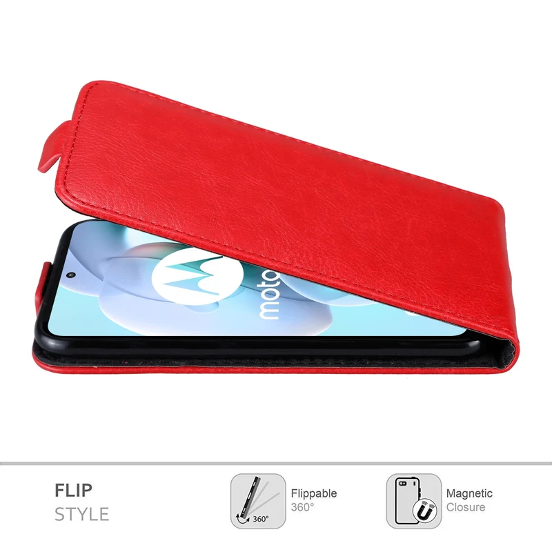 Cadorabo Hülle kompatibel mit Motorola MOTO G31 / G41 Schutzhülle im Flip Design mit Magnetverschluss
