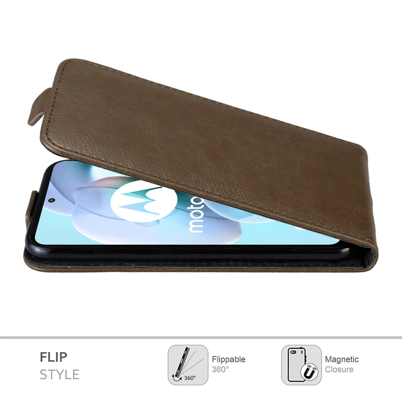 Cadorabo Hülle kompatibel mit Motorola MOTO G31 / G41 Schutzhülle im Flip Design mit Magnetverschluss