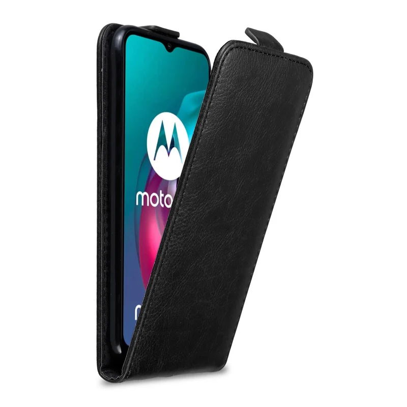 Cadorabo Hülle kompatibel mit Motorola MOTO G10 / G30 Schutzhülle im Flip Design mit Magnetverschluss