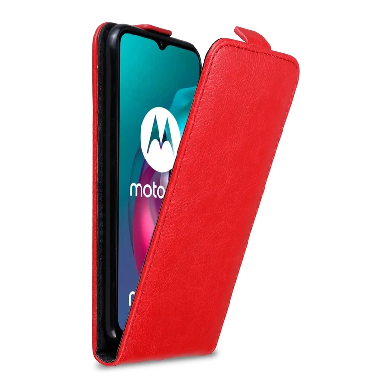 Cadorabo Hülle kompatibel mit Motorola MOTO G10 / G30 Schutzhülle im Flip Design mit Magnetverschluss