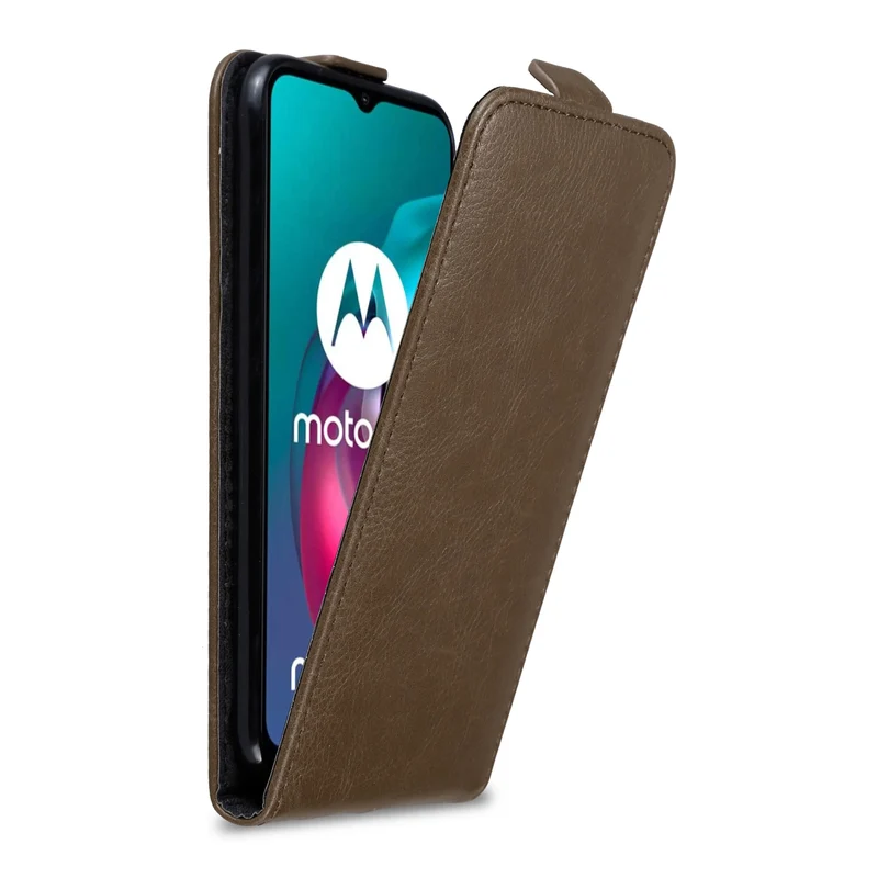Cadorabo Hülle kompatibel mit Motorola MOTO G10 / G30 Schutzhülle im Flip Design mit Magnetverschluss