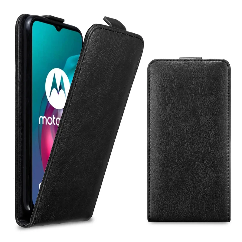 Cadorabo Hülle kompatibel mit Motorola MOTO G10 / G30 Schutzhülle im Flip Design mit Magnetverschluss