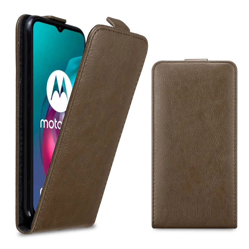 Cadorabo Hülle kompatibel mit Motorola MOTO G10 / G30 Schutzhülle im Flip Design mit Magnetverschluss