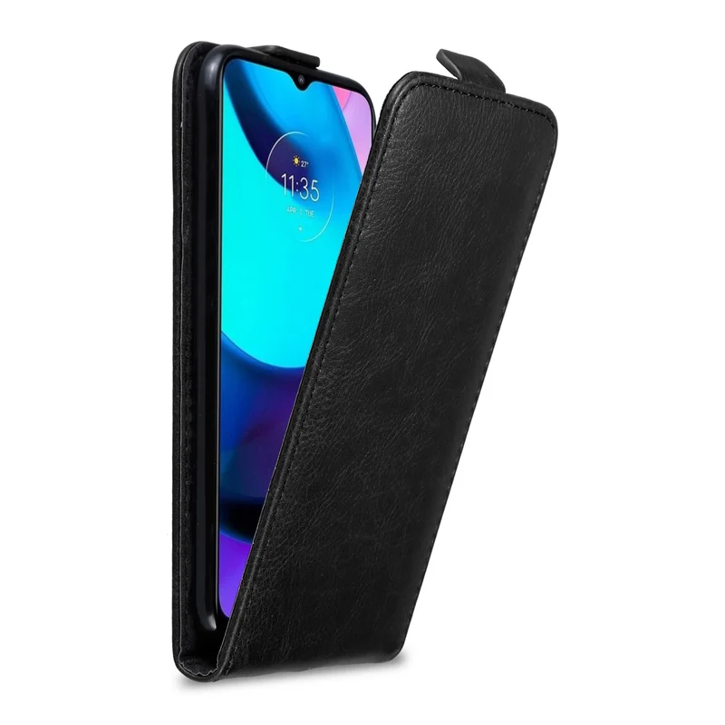 Cadorabo Hülle kompatibel mit Motorola MOTO E20 / E30 / E40 Schutzhülle im Flip Design mit Magnetverschluss