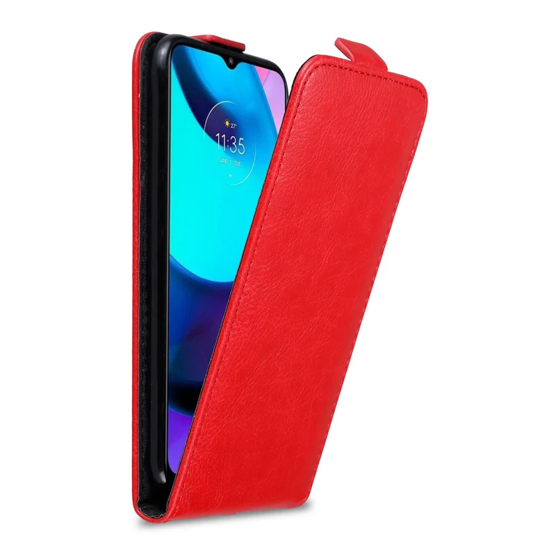 Cadorabo Hülle kompatibel mit Motorola MOTO E20 / E30 / E40 Schutzhülle im Flip Design mit Magnetverschluss
