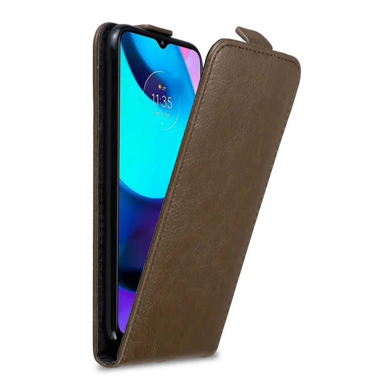 Cadorabo Hülle kompatibel mit Motorola MOTO E20 / E30 / E40 Schutzhülle im Flip Design mit Magnetverschluss