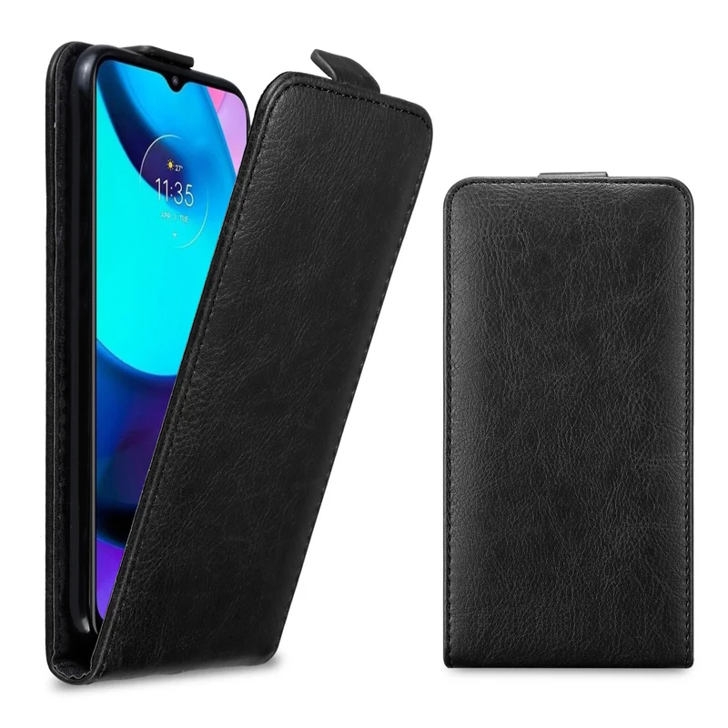 Cadorabo Hülle kompatibel mit Motorola MOTO E20 / E30 / E40 Schutzhülle im Flip Design mit Magnetverschluss