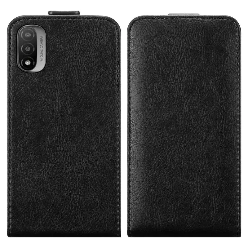 Cadorabo Hülle kompatibel mit Motorola MOTO E20 / E30 / E40 Schutzhülle im Flip Design mit Magnetverschluss