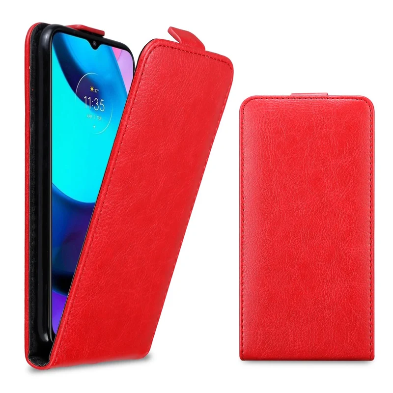 Cadorabo Hülle kompatibel mit Motorola MOTO E20 / E30 / E40 Schutzhülle im Flip Design mit Magnetverschluss