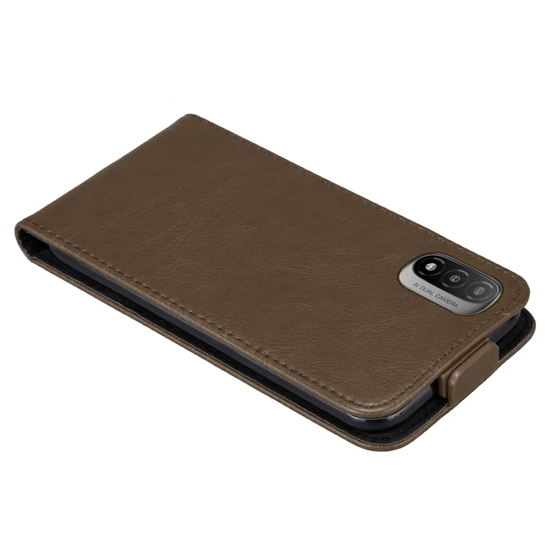 Cadorabo Hülle kompatibel mit Motorola MOTO E20 / E30 / E40 Schutzhülle im Flip Design mit Magnetverschluss
