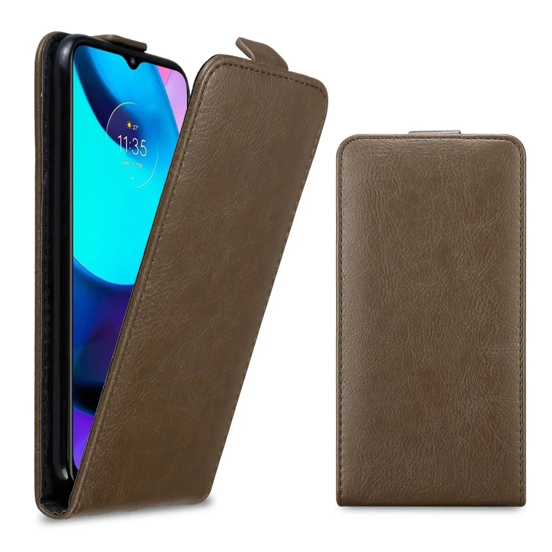 Cadorabo Hülle kompatibel mit Motorola MOTO E20 / E30 / E40 Schutzhülle im Flip Design mit Magnetverschluss
