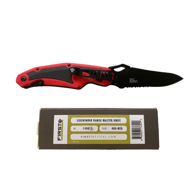 First Tactical Sidewinder Range Master Knife 140014 Red