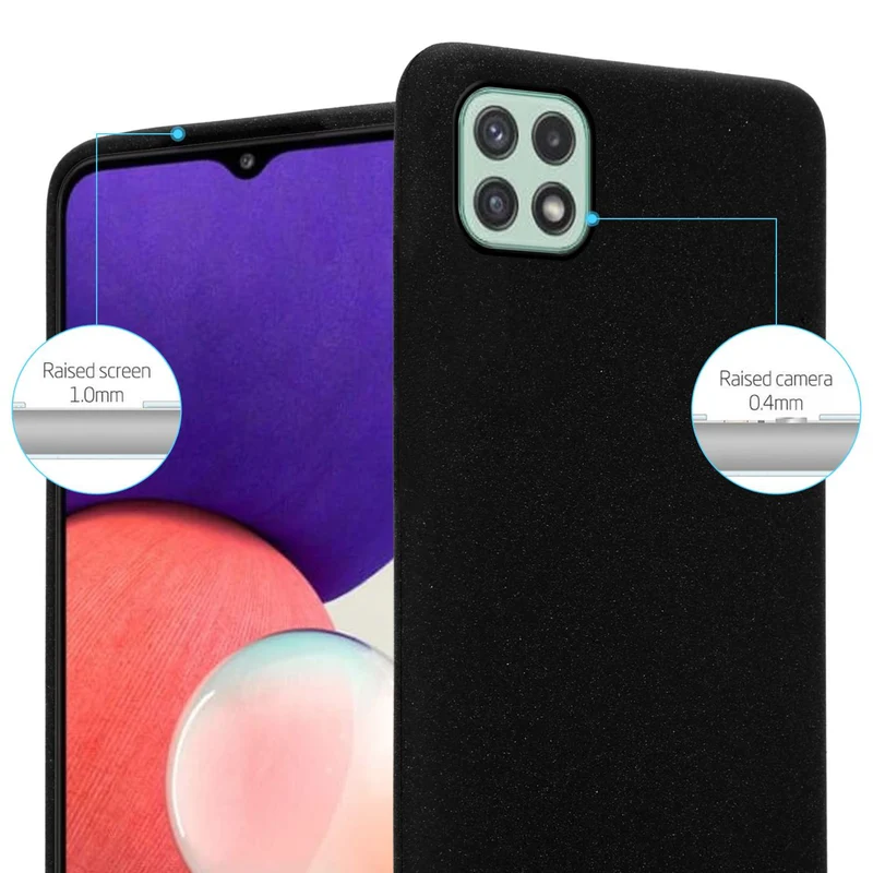 Cadorabo Hülle kompatibel mit Samsung Galaxy A22 5G Schutzhülle aus flexiblem TPU Silikon