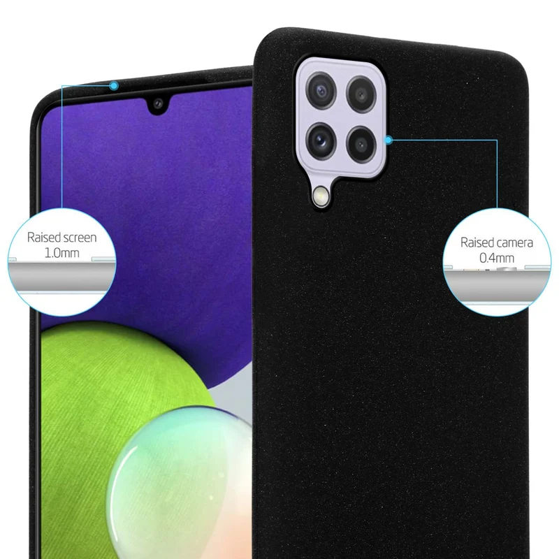 Cadorabo Hülle kompatibel mit Samsung Galaxy A22 4G / M22 / M32 4G Schutzhülle aus flexiblem TPU Silikon